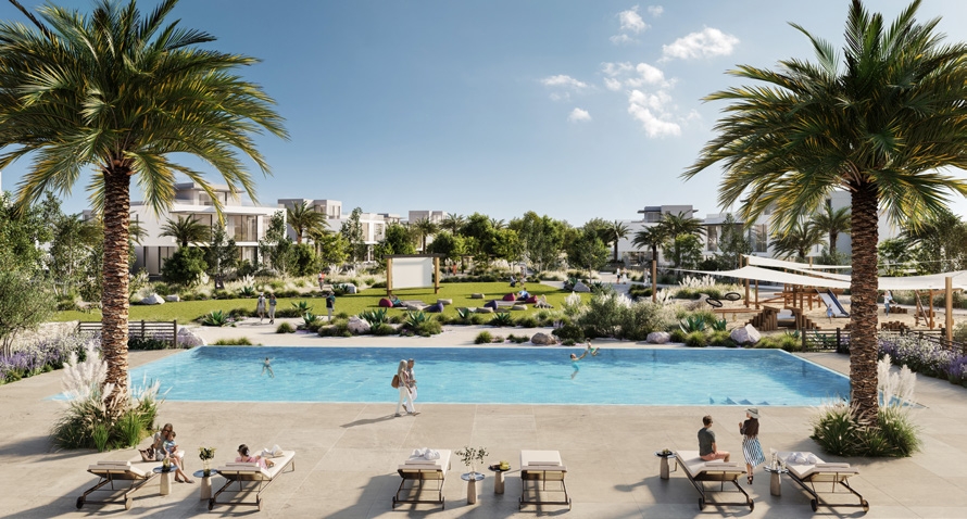 Adult’s Infinity pool & kids’ pool