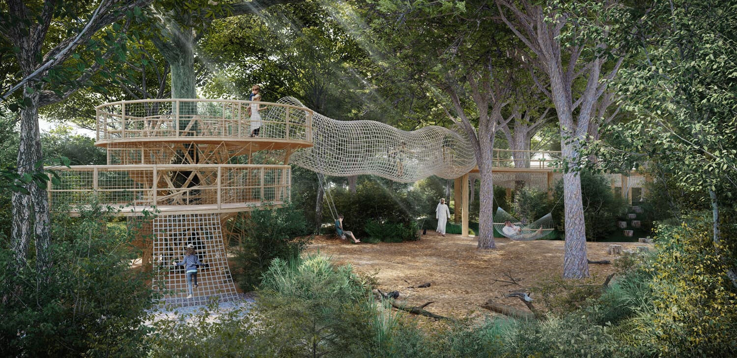 Kids adventure playground