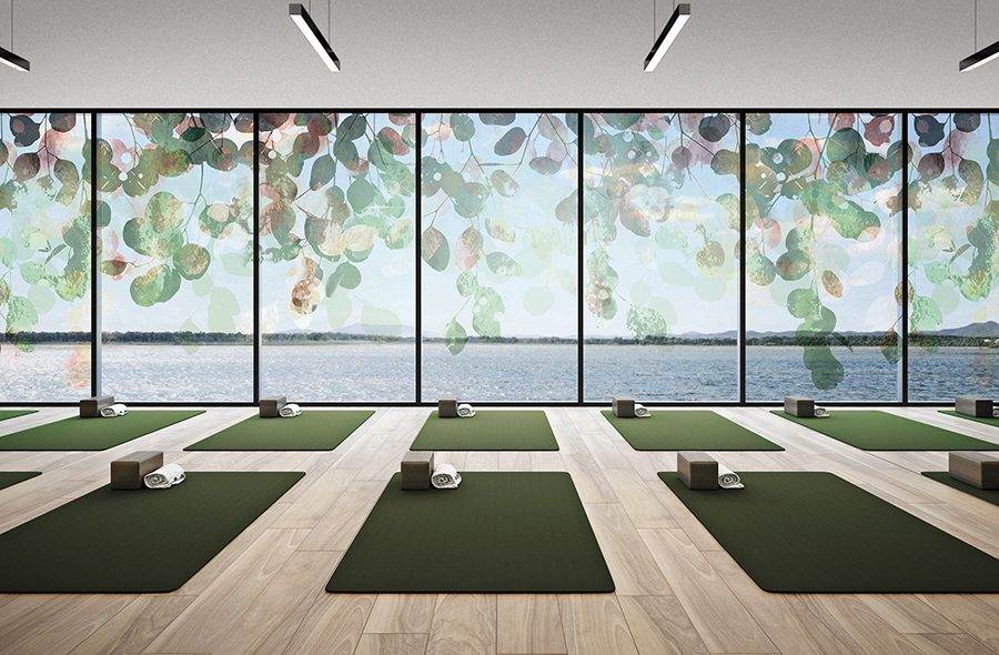 Indoor Yoga Studio