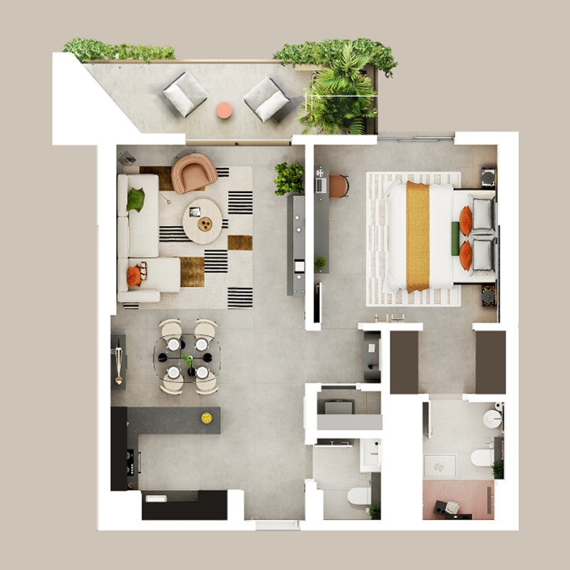 1 bedroom Apartments -  Rise By Athlon