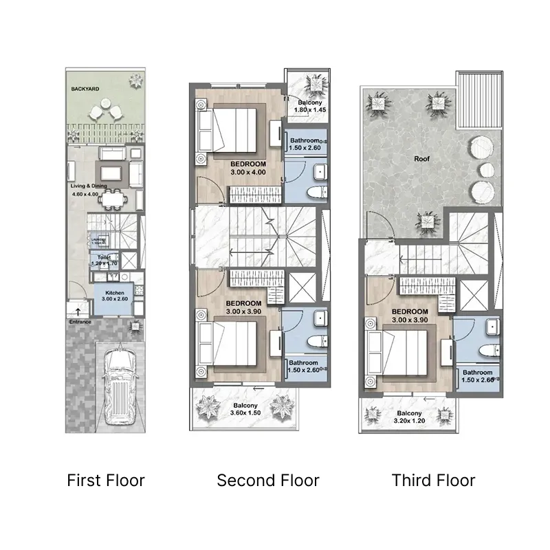 3.0 bedrooms townhouse -  Reportage Hills