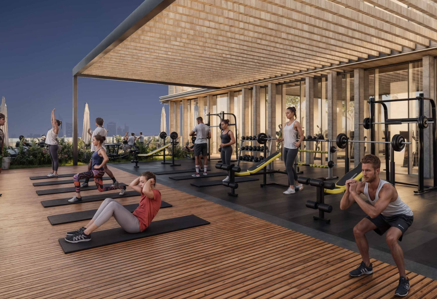 Outdoor Wellness Area