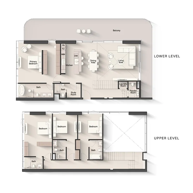 4.0 bedrooms penthouse -  Portside Square