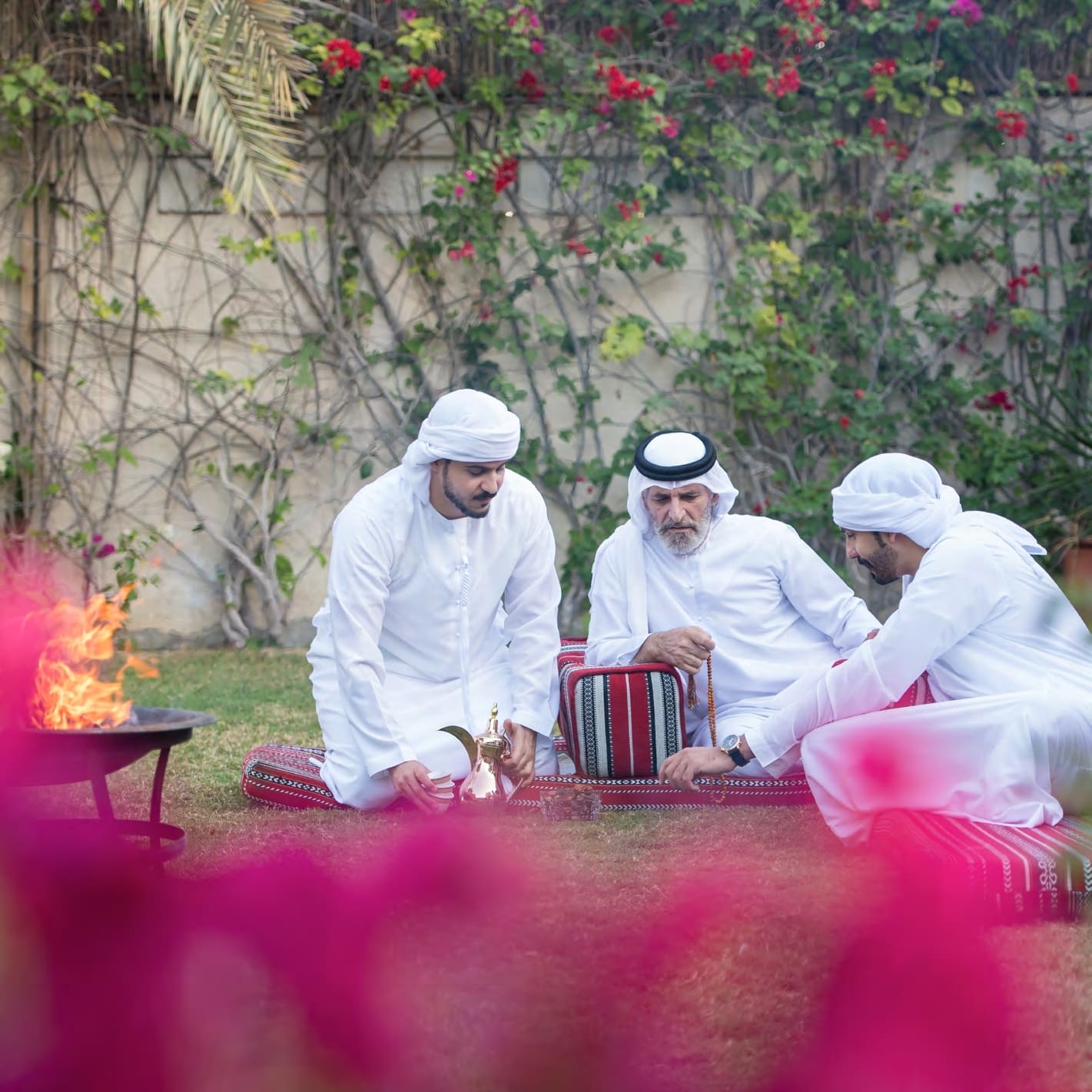 Courtyard and gardens