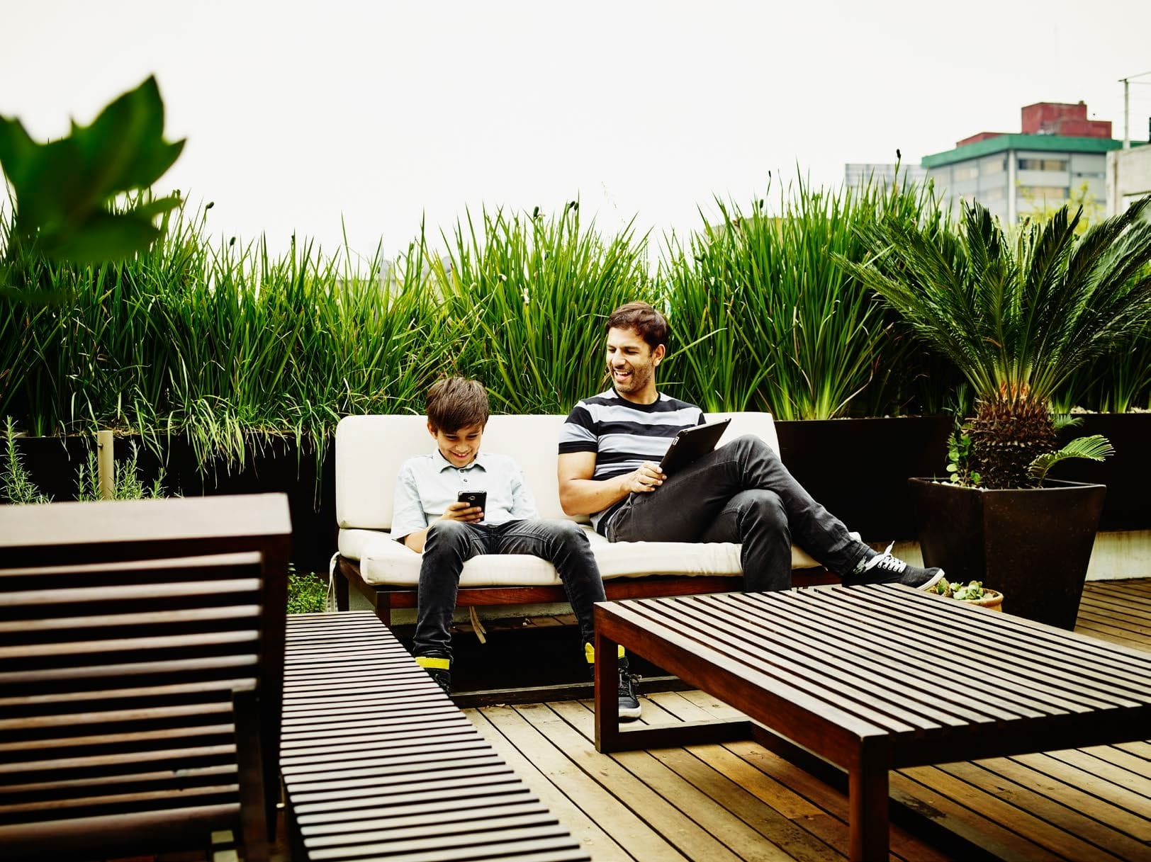 Sky garden on the 18th and 43rd floors