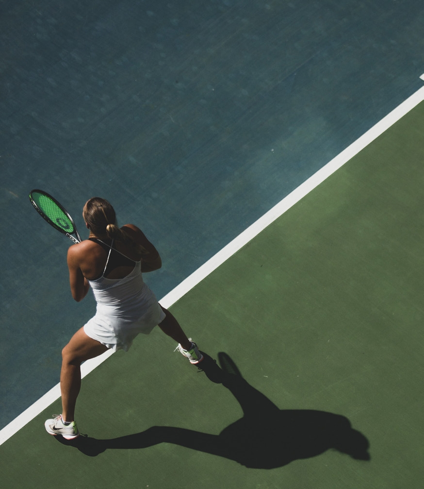 Outdoor fitness center and sports court