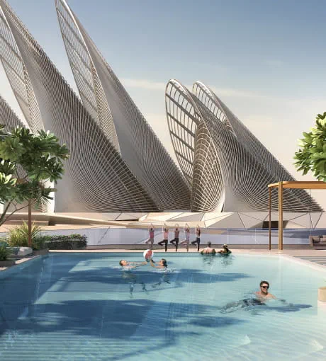 Indoor and outdoor pools