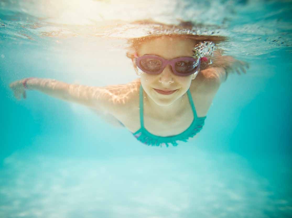 Pools and water play areas