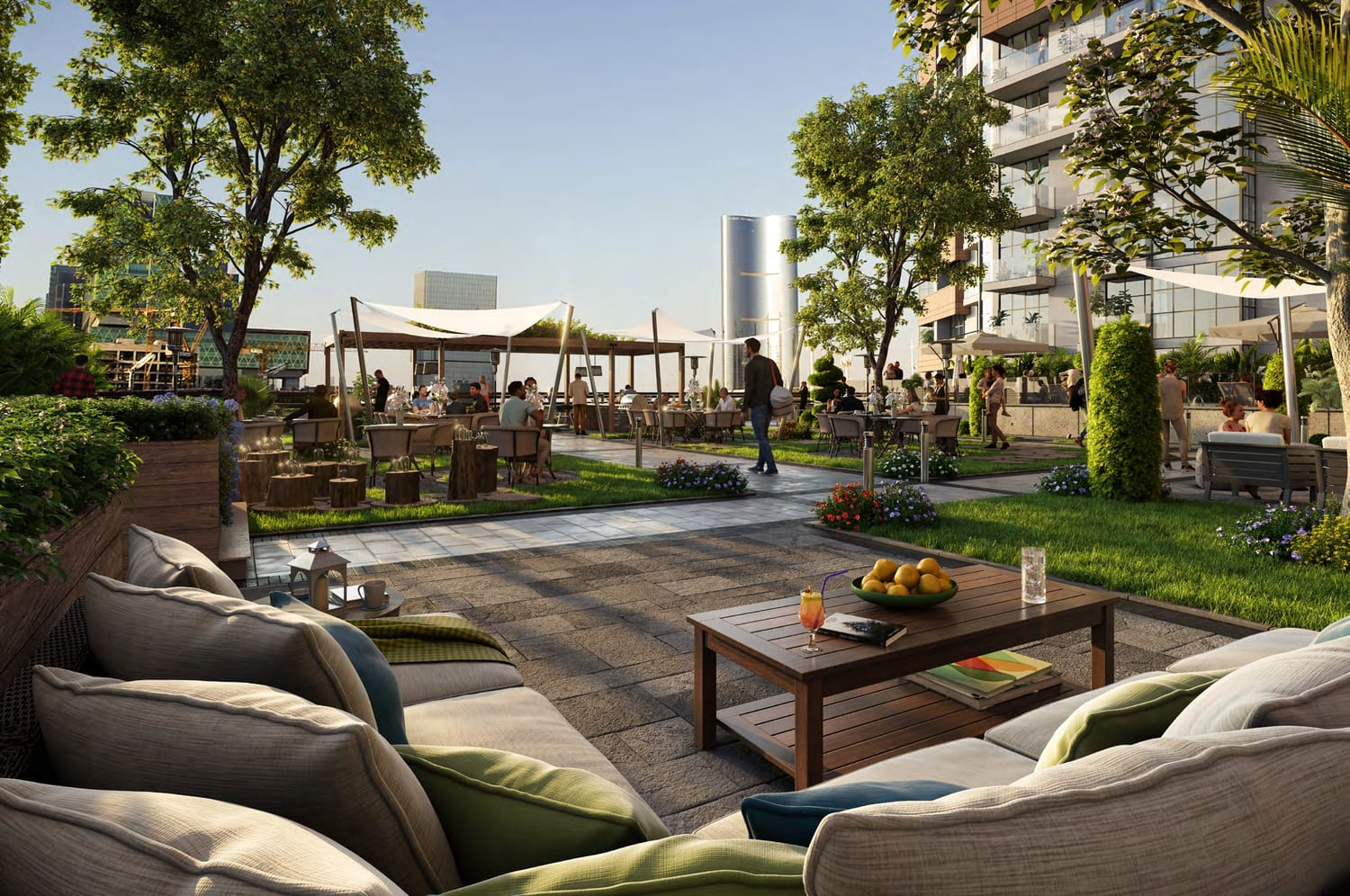 Shaded Seating Areas