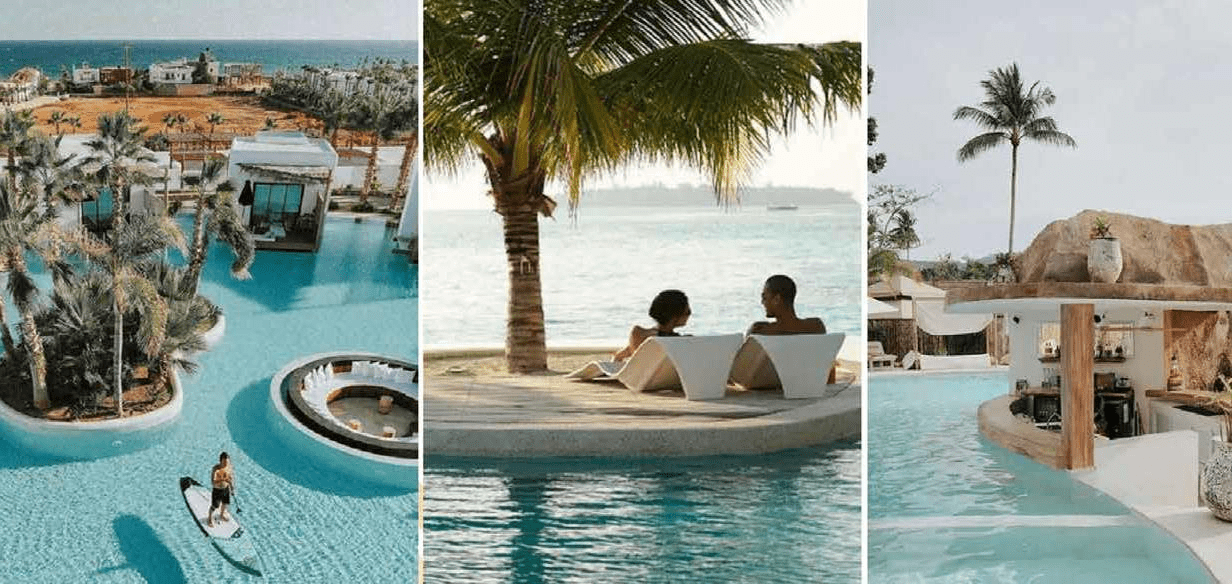 Pool Bar &floating Pods